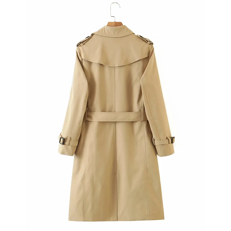 
Quality Women Long Coat 2021 New Design Wedding Coat Lady Plaid Long Trench Coat For Women 