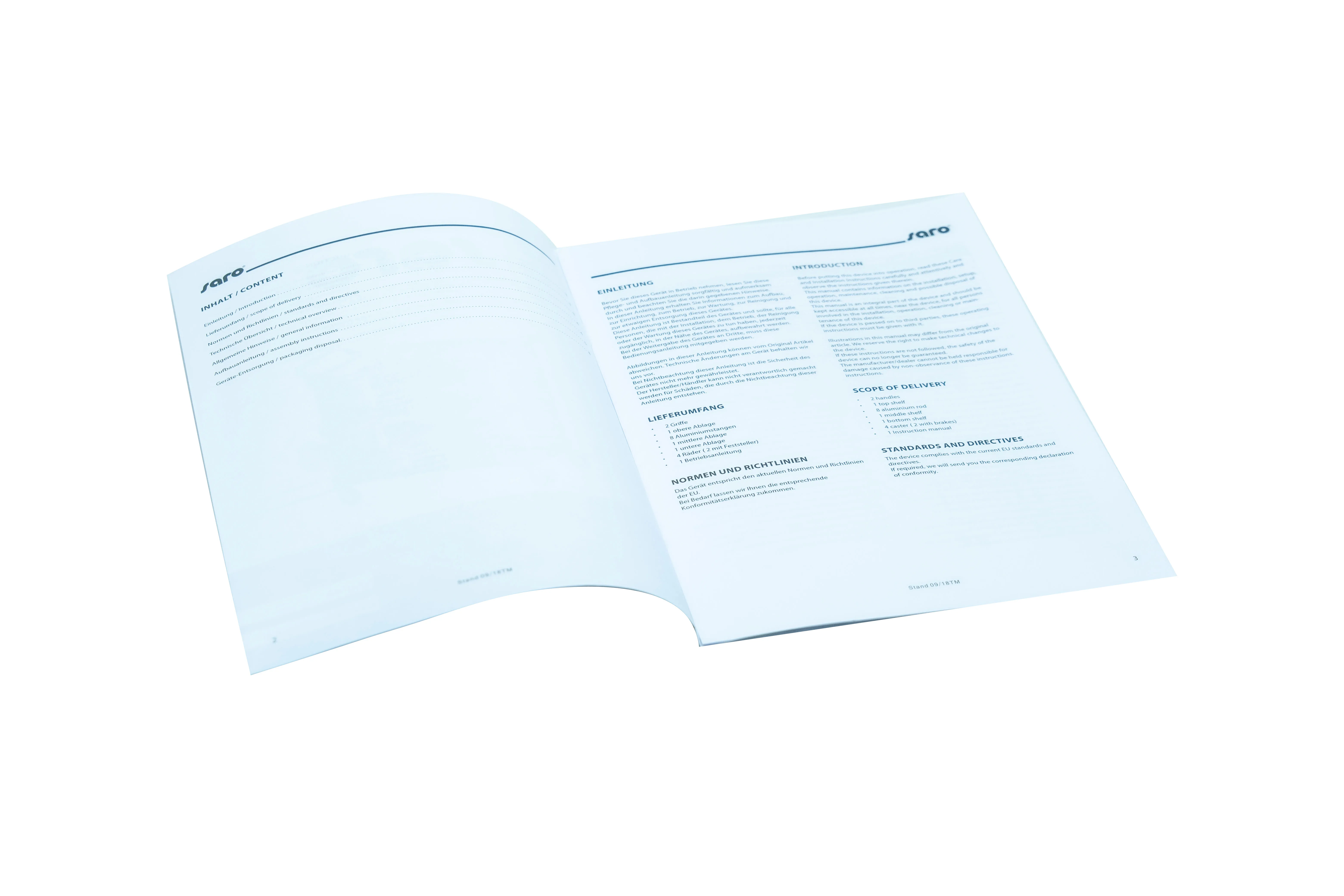 
Professtional Instruction Manual Printing With Custom Design 