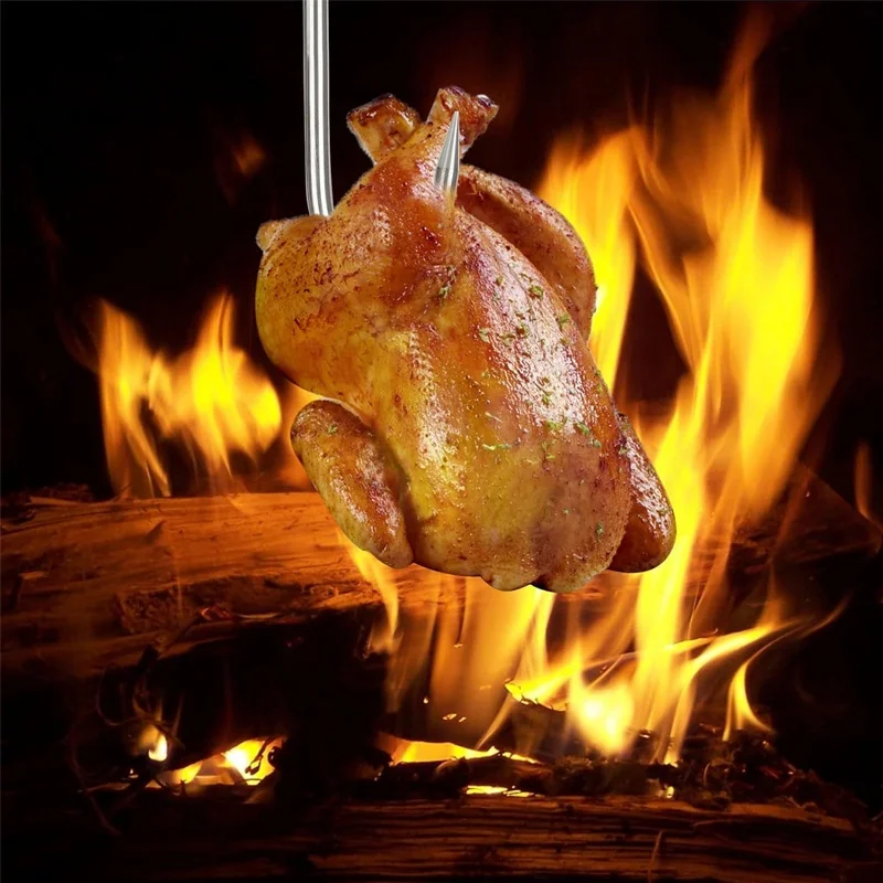 FULE Stainless Steel Butcher Supplies Flower Hook Hanging Flipper Rolling Rail Slaughter House Meat Hooks 12 mm for Butchering