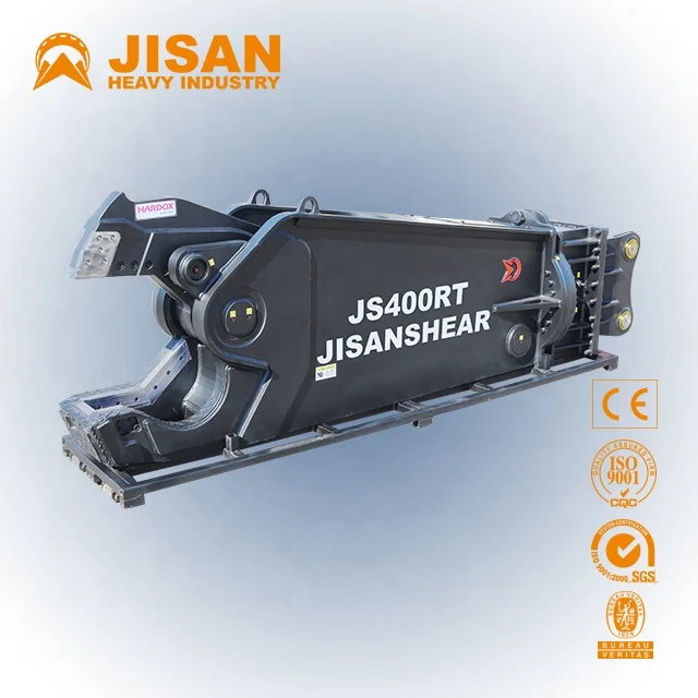 Excavator Hydraulic Shears for Steel Structure Demolition Quality Used Scrap Shear Sale New Product CE