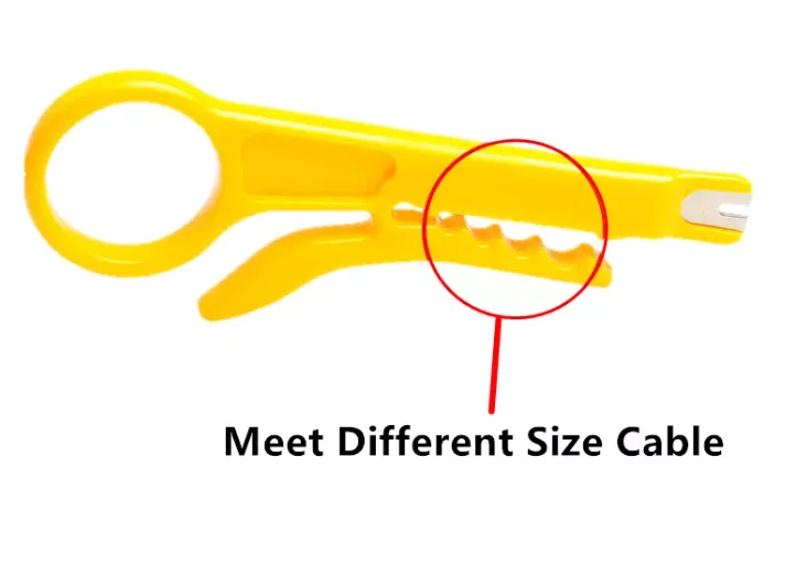 Multitool Portable Wire Stripper Knife  Cable Stripping Wire Cutter Crimpatrice Tool