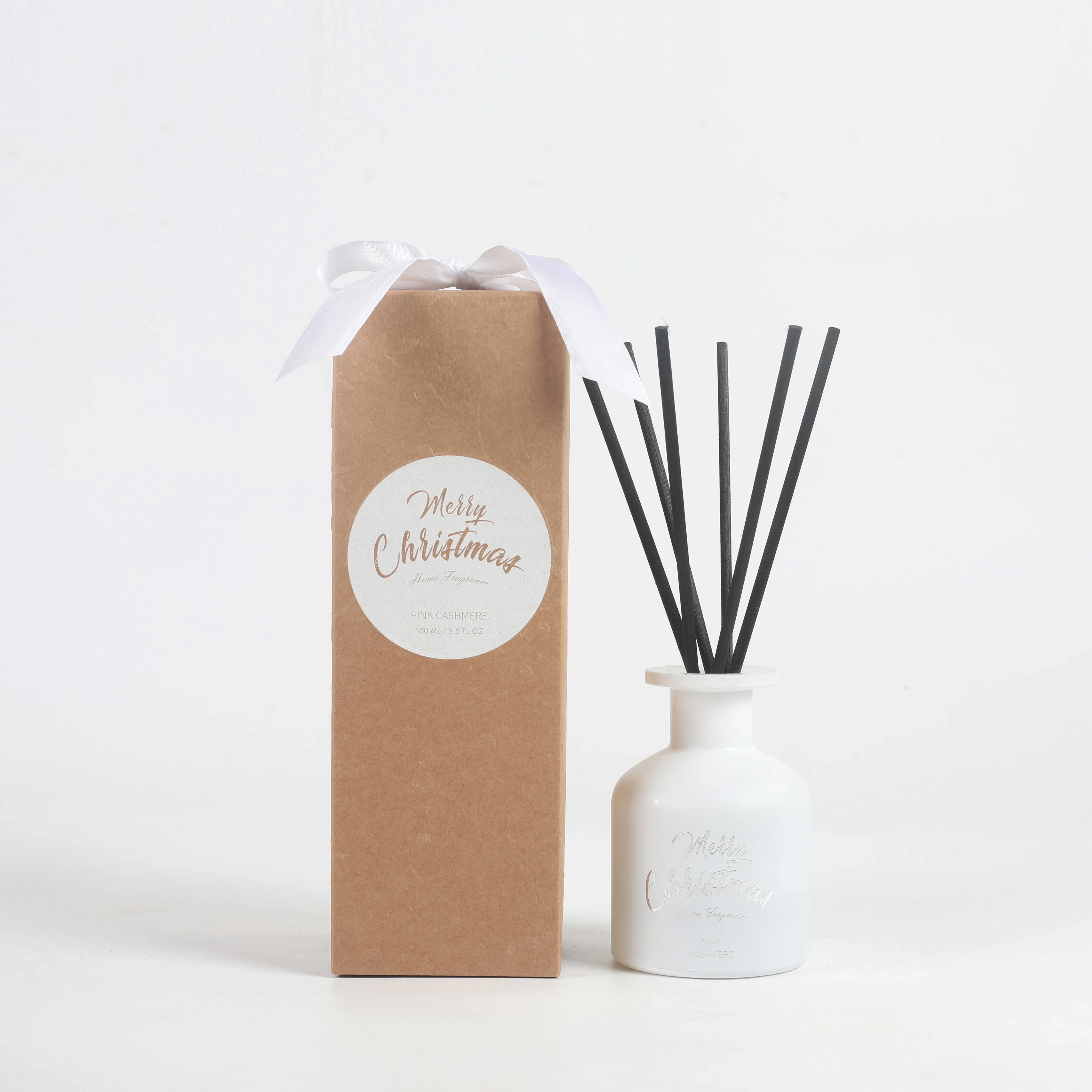 M&SENSE Christmas Packaging Glass Jars Luxury A Paint Spray Scented Candles