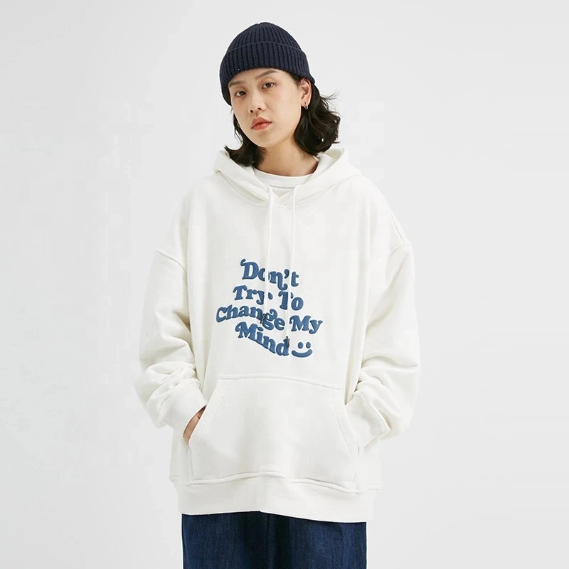 2021 Wholesale Custom Logo Stereoscopic Bubble Printing Unisex Screen Ink Puff Print Men Hoodie