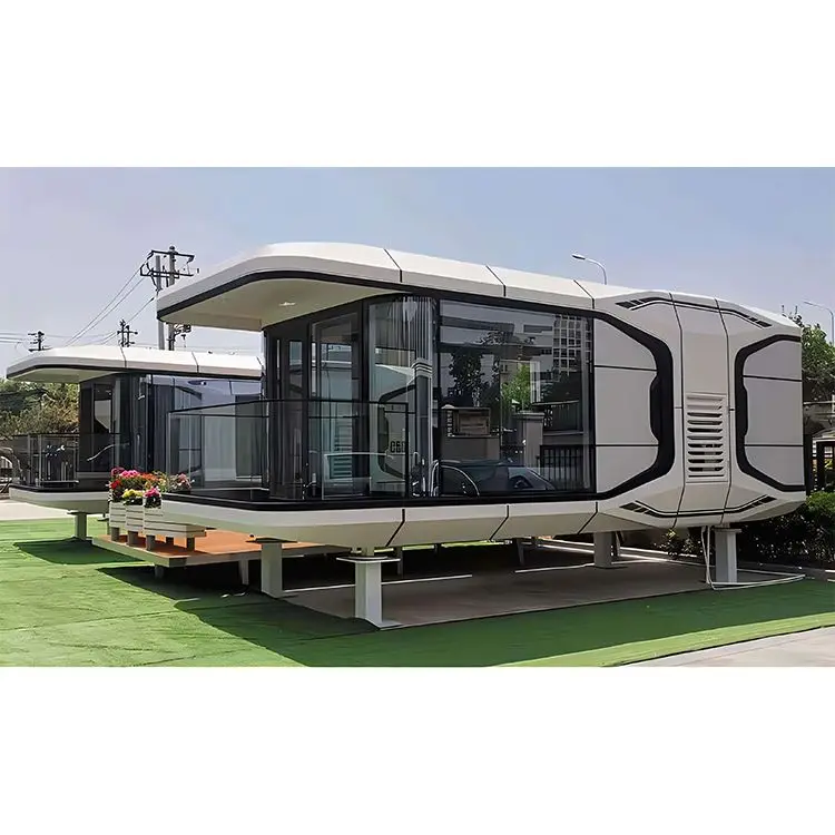 Hot Sale Portable Prefab Eco House Space Capsule House Commercial Space Capsule Prefab Houses Made In China