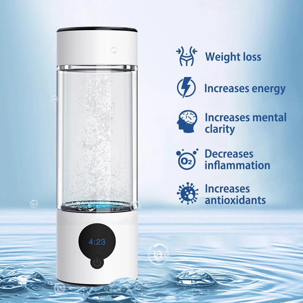 Suyzeko Spe Pem 5000ppb H2 Water Bottle Hydrogen Water Maker Machine Hydrogen Water Generators