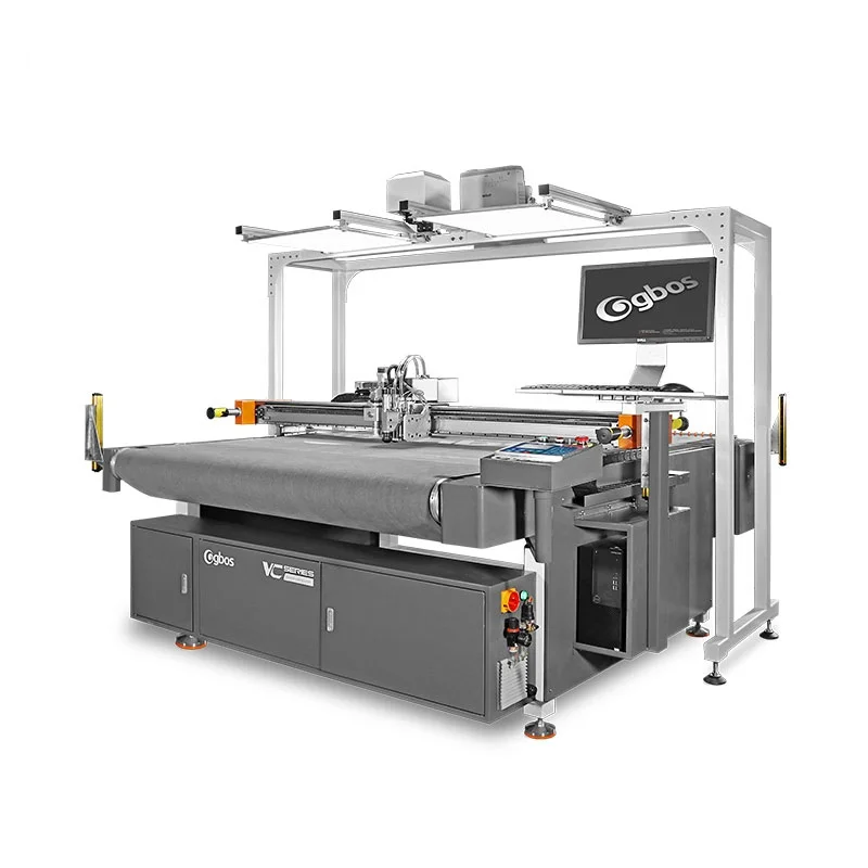GBOS Automatic Leather Shoe Oscillating Knife Cutting Machine For PU Synthetic Leather VC9-1612 PVC Press Machine