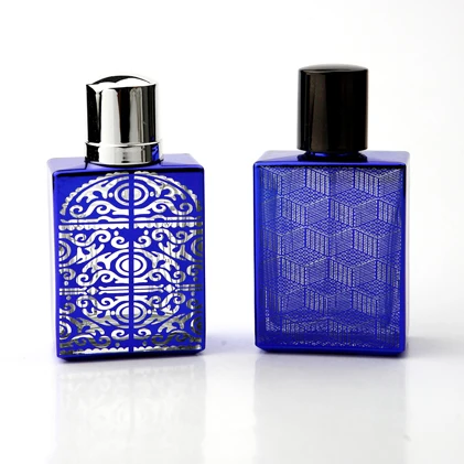 custom design empty elegant luxury cosmetics packaging 100ml glass perfume bottle