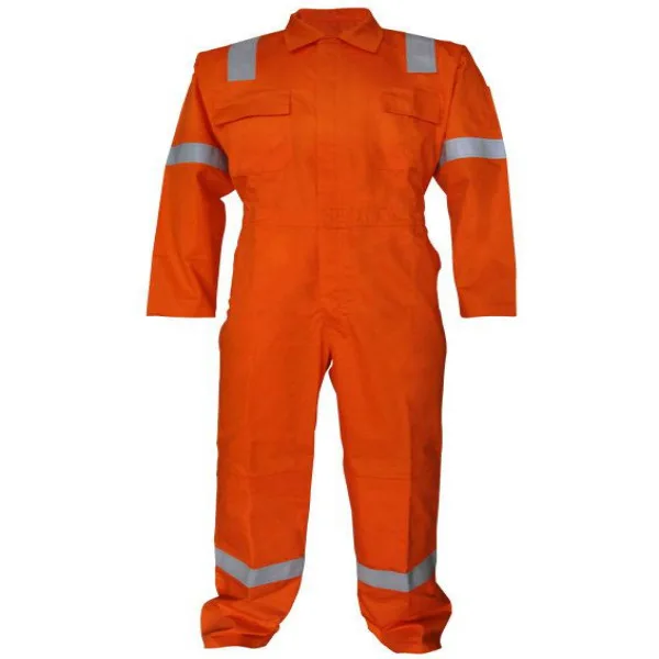 Flame Resistant Long Sleeve Overall Fire Retardant Workwear Coverall Durable Bizflame 88/12- 88% Cotton 12% Nylon Safety Coveral