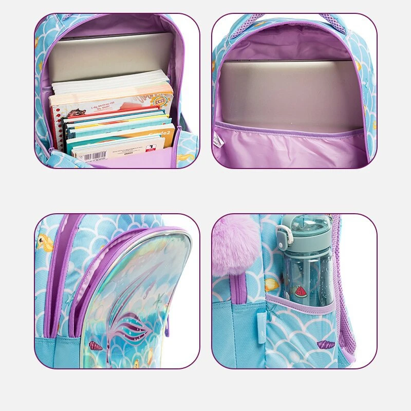 High quality and durable kids primary school 3 pcs lunch bags set casual backpack set for student