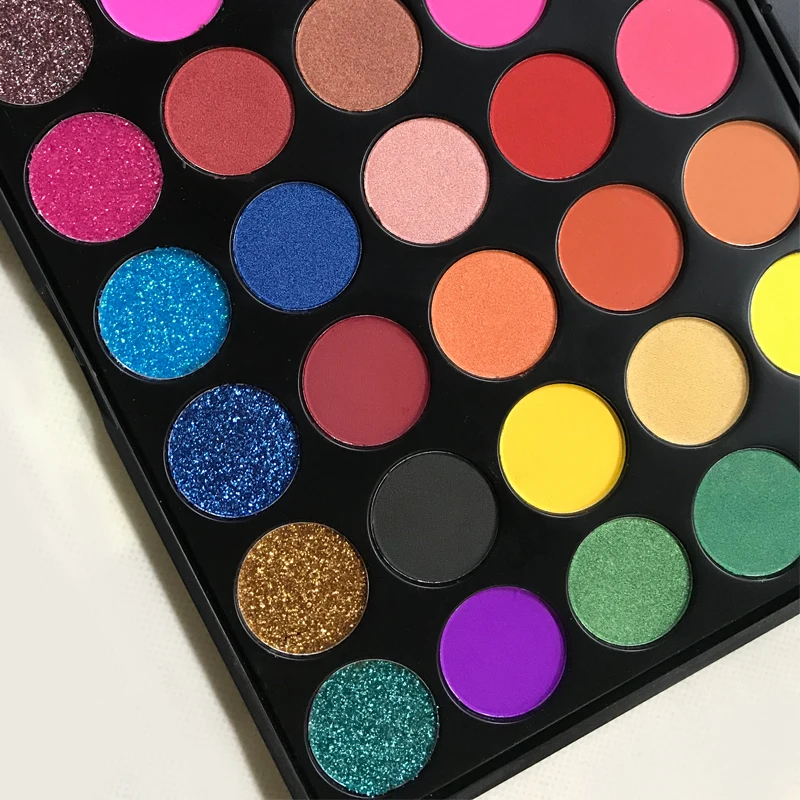 Wholesale  35 Colors  makeup palette mica sombras eye shadow palette eyeshadow pigments