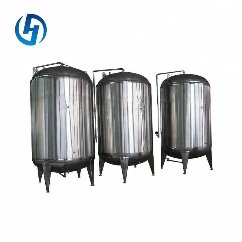 stainless steel beverage storage tank milk mixing tank wtih agitator