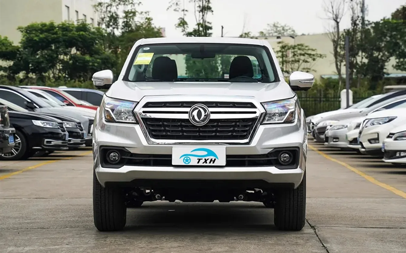 Мини грузовик пикап ручная передача бензин Dongfeng Rich 6 Пикап 4*2 WD светодиодный Электрический кожаный турбо-люк на крыше по индивидуальному заказу