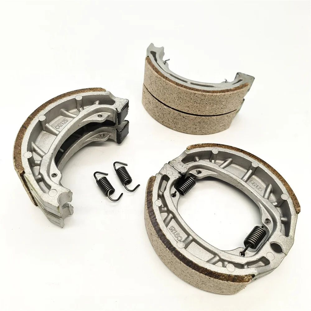 OEM motorcycle drum rear brake shoe spare parts brake shoes