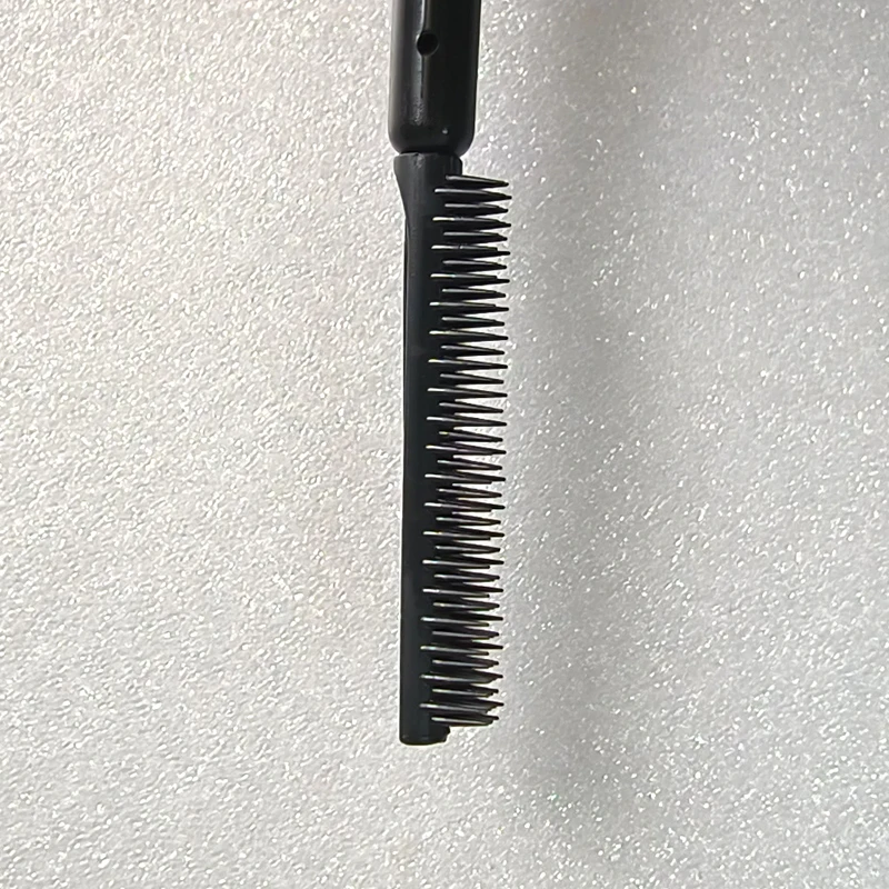 CY818 Custom 8ml clear squeeze bottles lipgloss tube Mascara cream cosmetic package container plastic tube with matte black caps