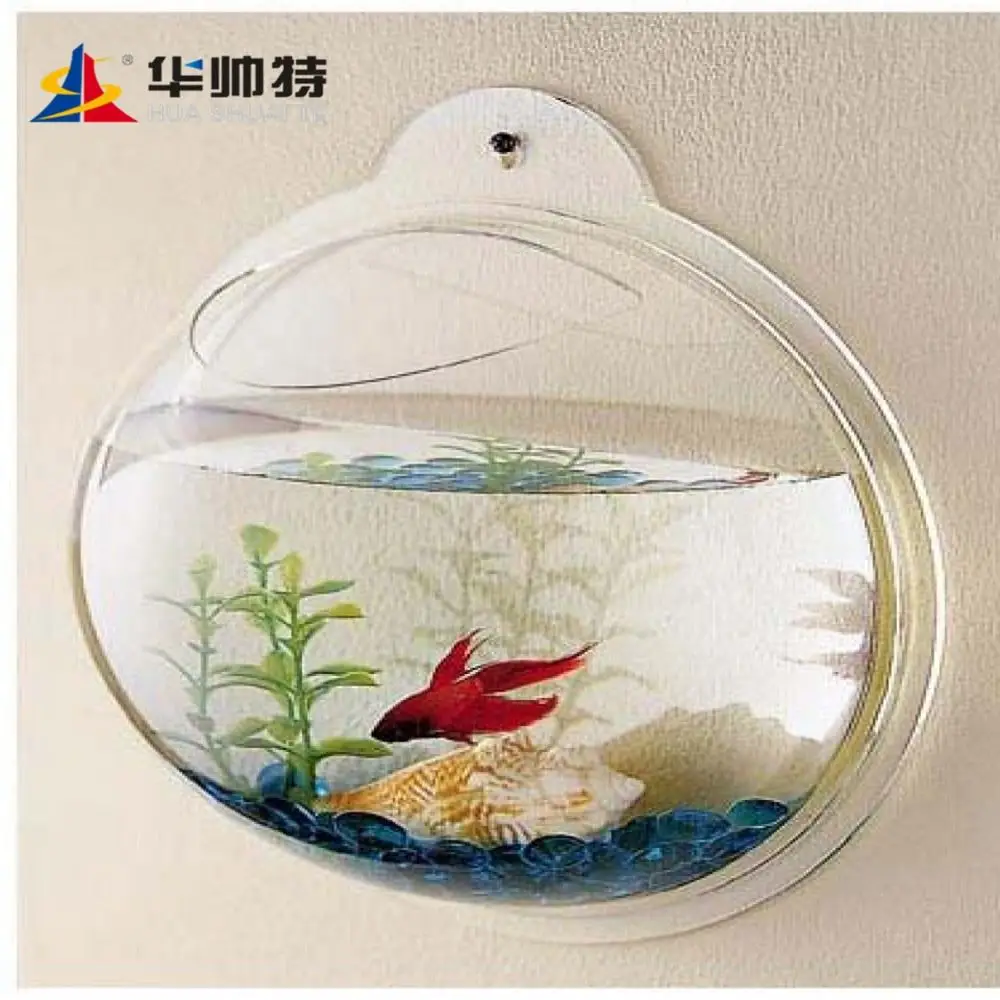 HUASHUAITE high quality custom design square clear acrylic for turtle aquarium