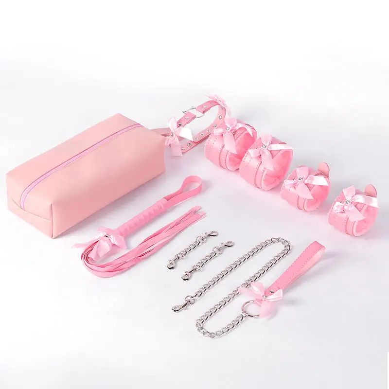 Factory SM Toys Bed Fetish Handcuffs Bondage Restraint Kit For Adult Bondage Set For Woman Couples
