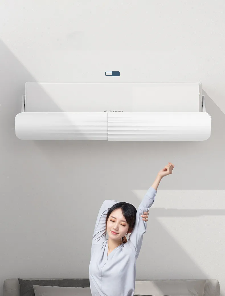 High quality portable Air Conditioner Parts retractable and adjustable air conditioner wind deflector