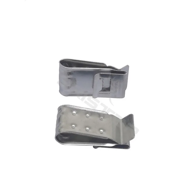 BRISTAR 50 Pcs of 0.9in Stainless Steel Solar Panel Cable Clip Metal Wire Clips Frame Wire accessory