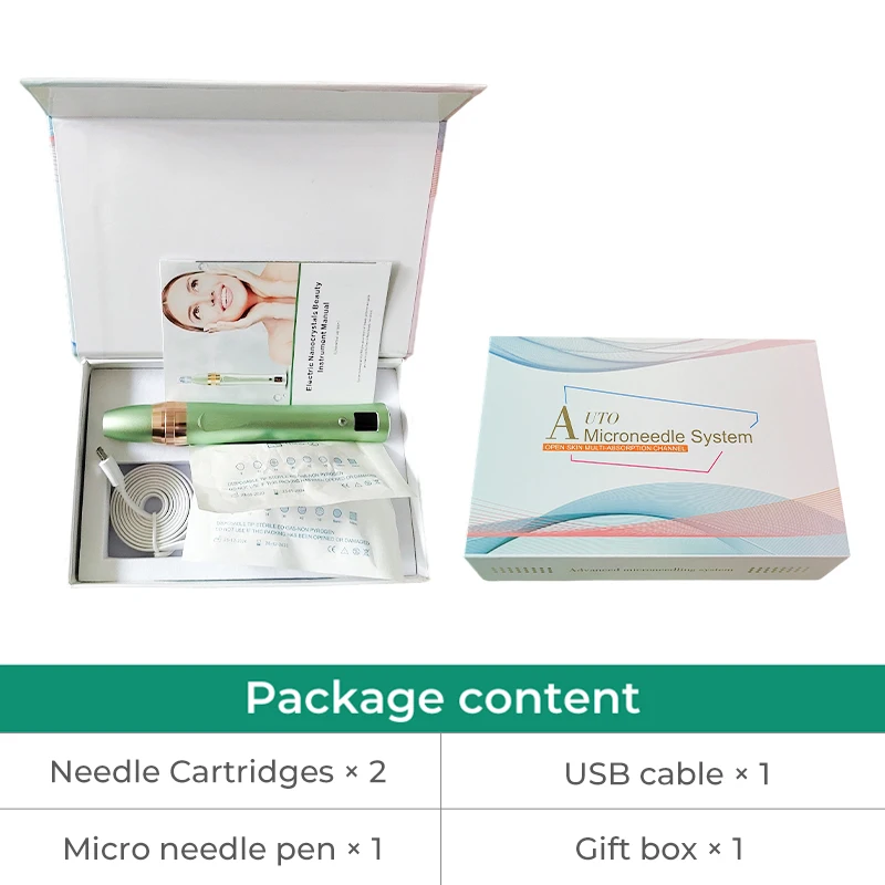 2023 New arrival LED Wireless Electric Derma Pen led photon electric derma pen