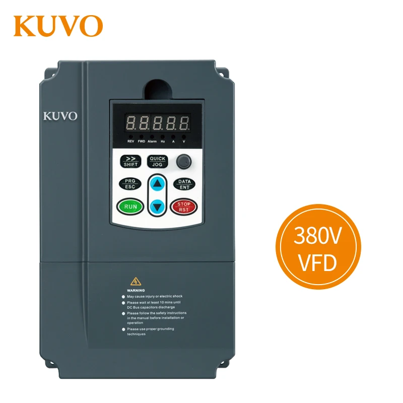 380V Three Phase Input 0.75kw 1HP VFD Variable Frequency Drive Inverter for Motor Speed Control