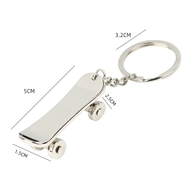 Creative and personalized activity sports scooter keychain decoration mini simulation scooter metal keychain