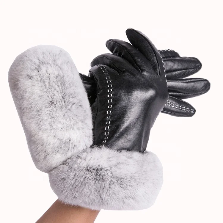 
Cold-resistant And Warm Women Winter Sheepskin Hand Gloves 