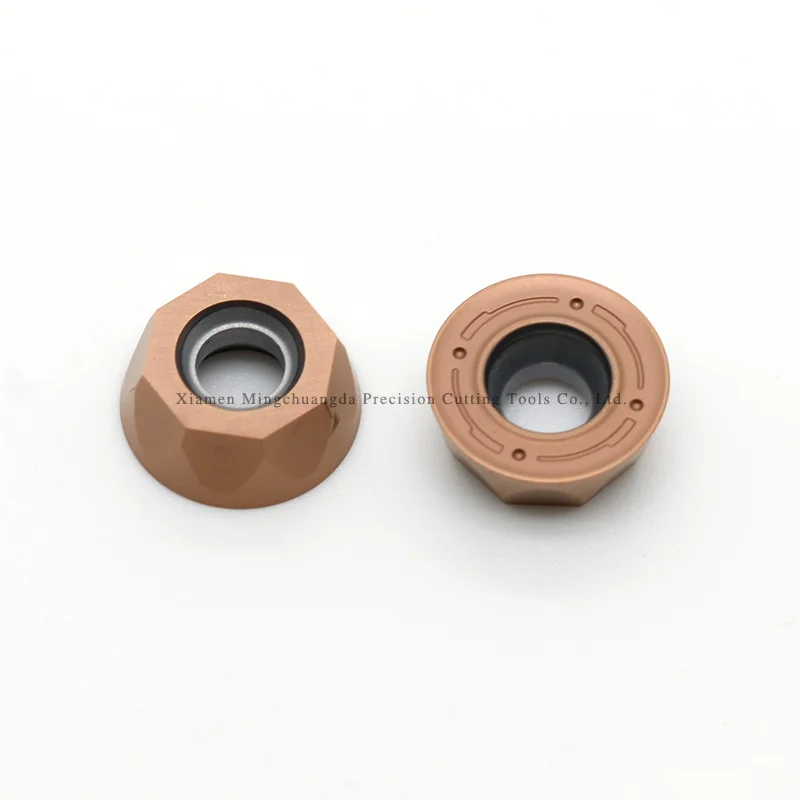 HADSTO RPMT1204MO-FM-HS5120 Round milling tool carbide milling cutter cnc milling inserts blade for High hardness steel parts