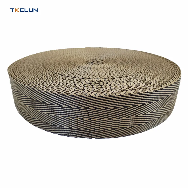 38mm 1.5inch Cut Proof Safety Webbing UHMWPE Webbing For Bag Shoulder Strap