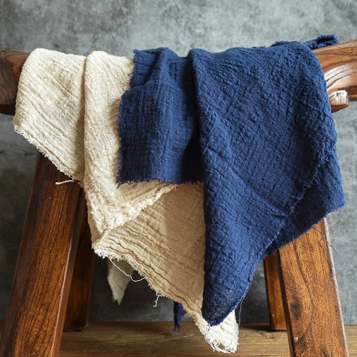 Chic Wedding napkins decoration event table napkin stone washed dusty blue napkins