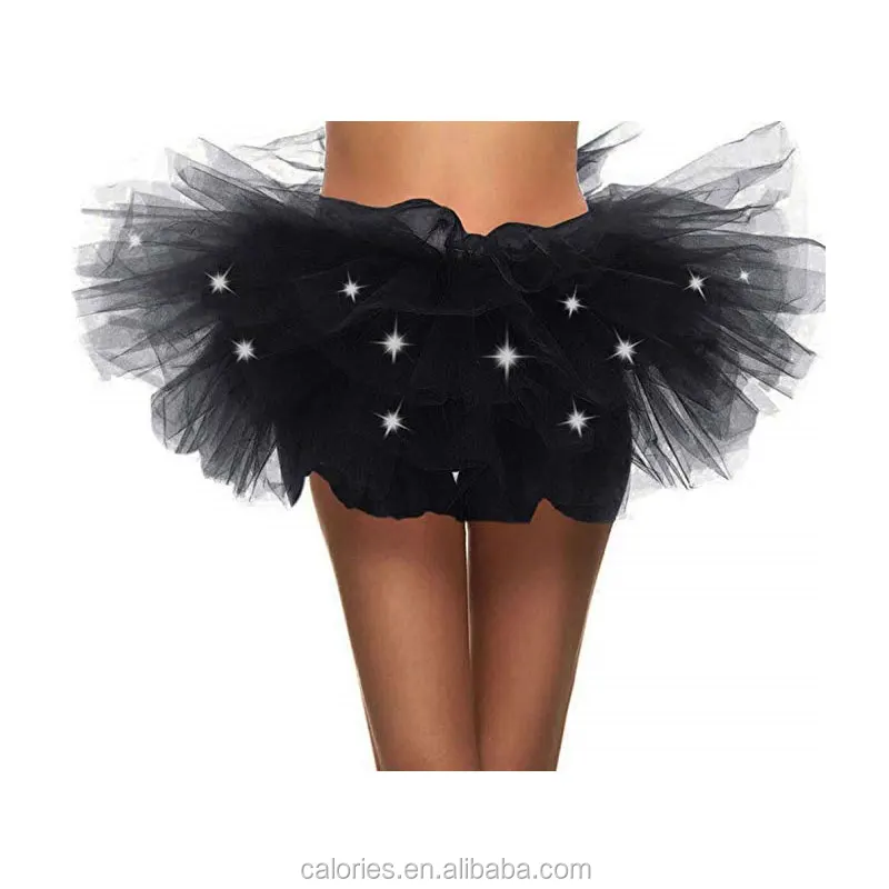 Wholesale customization of adult five story super awning tutu skirts for women with lights