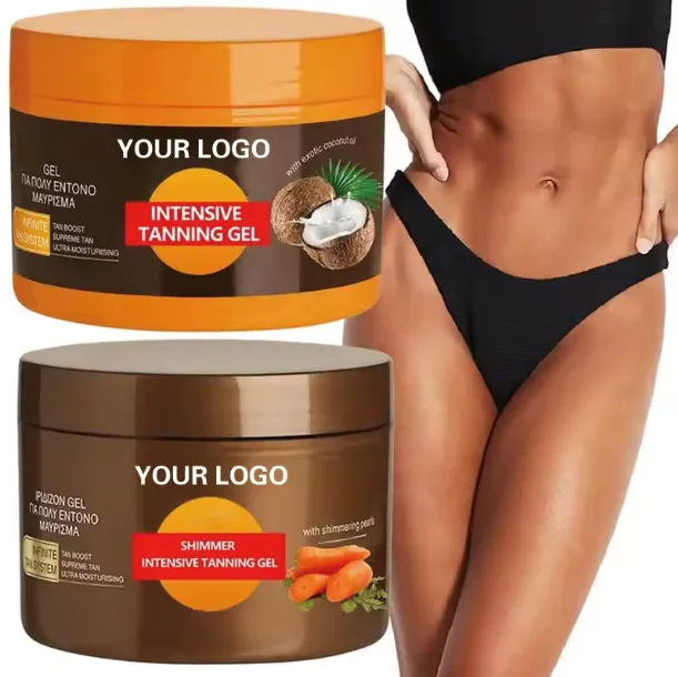 Self Tanning Gel Private Label Moisturizing Vegan Long Lasting Natural Color Sun Tan Oil