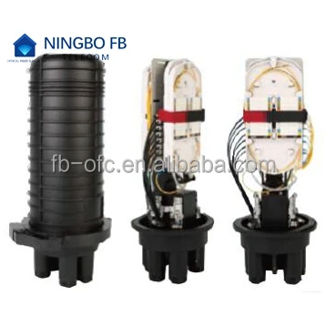 1x32 PLC splitter  Mechanical dome shaped optical fiber optic underground ftth box splice enclosure joint ftth terminal box