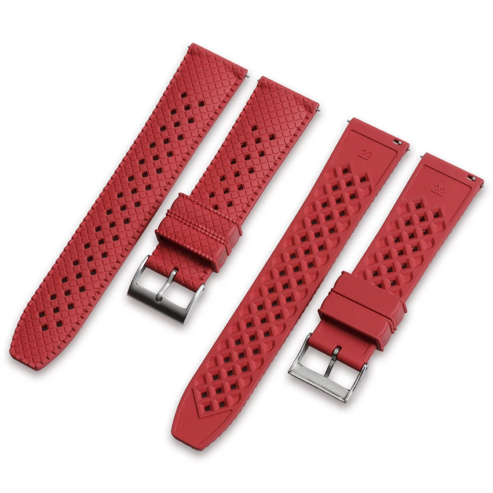 Fluoroelastomer Watch Bands FKM Watch Strap
