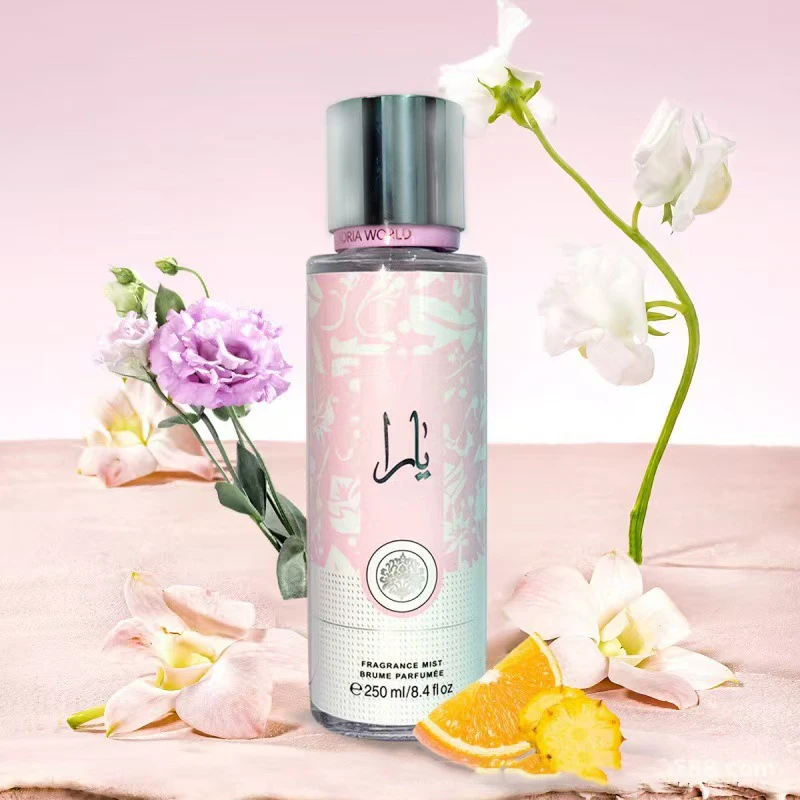 High Quality Yara 250ml Body Spray Perfume Long Lasting Unisex Middle East Dubai Arab Ladies Luxury Natural Floral Fragrance