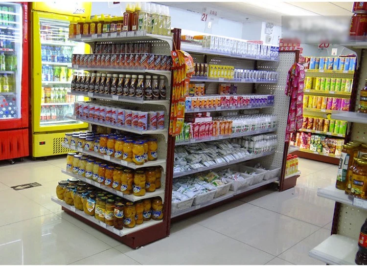 Wholesale Factory Price Grocery Store Shelf Furniture Modern Supermarket Gondola Display Design Department Store Display Rack