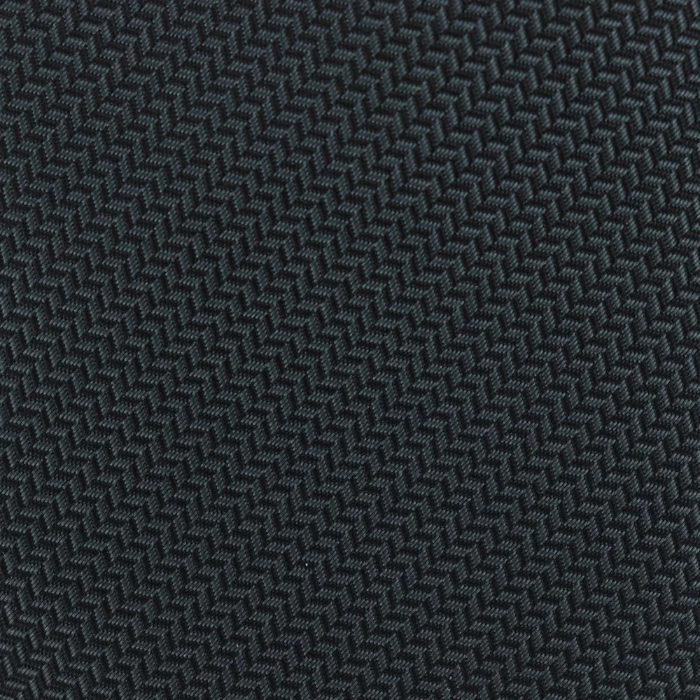 New Fashion Custom Designer Dark Gray Security Tie Polyester Mens Cheap Geometric Striped Clip on Neck Ties