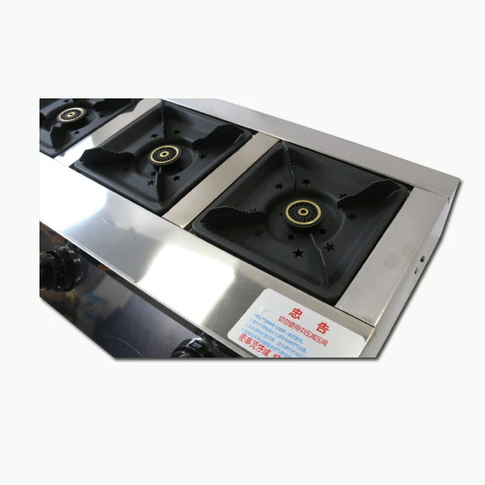 Уникальный дизайн 3 горелка настольная газовая плита Ресторан газовая плита