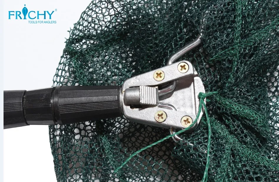 XN101 Best Quality 51 Inch Triangle Fishing Landing Net With Telescoping Pole Handle