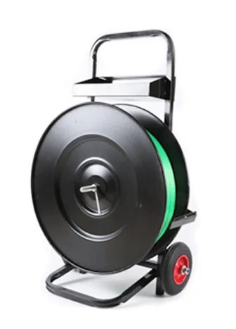 Multipurpose Manual Packing Banding Strapping Band Dispense Trolley Cart for PP/steel/PET/Composite Strap Packing