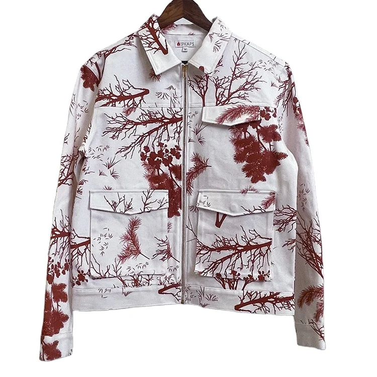 Hot Selling Waterproof Designer jacket Denim Shirts With Fur Casual Mandarin Collar Denim Shirts For Men