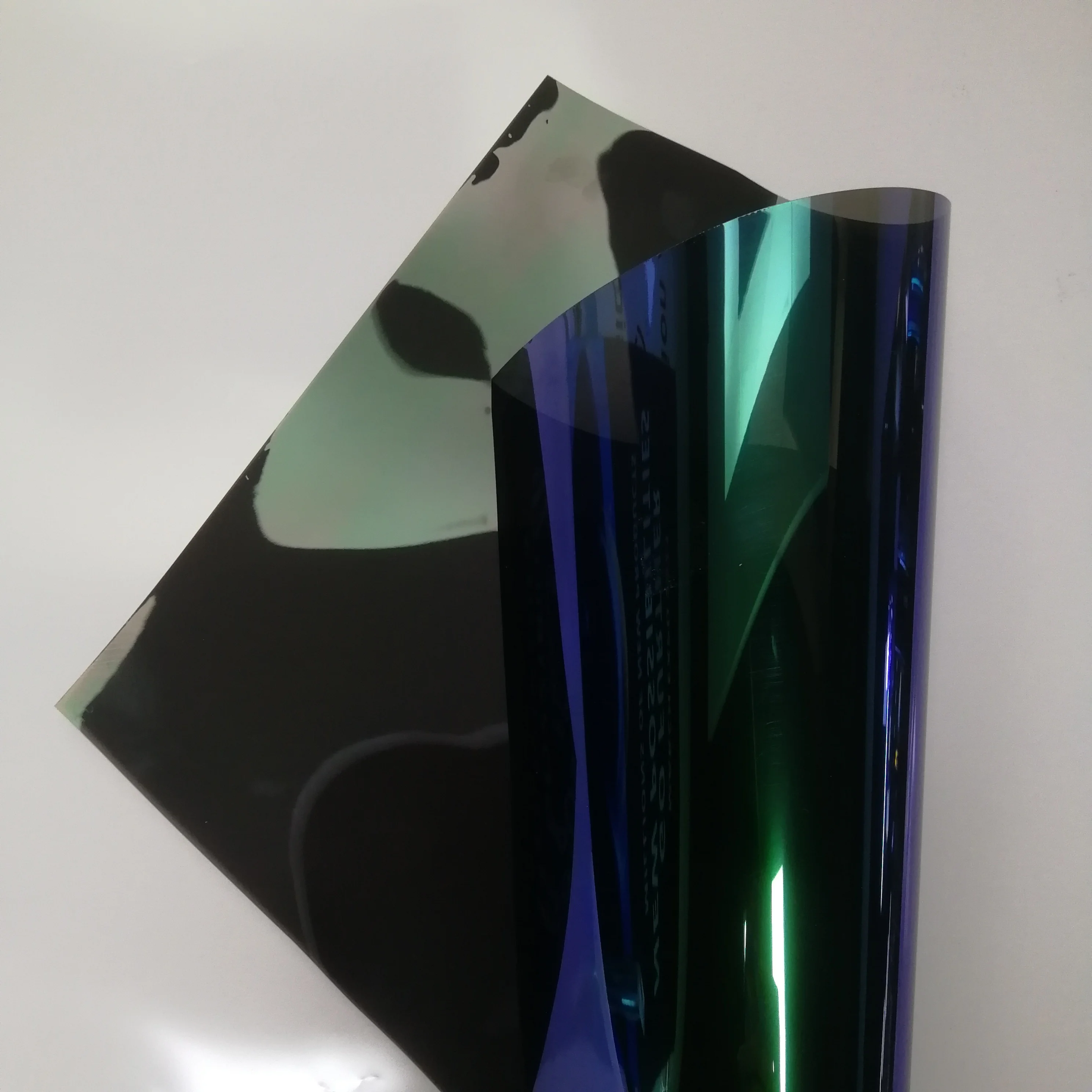 20% VLT ML2099 purple to green chameleon glass car film good heat-resistant 2mil self-adhesive beautiful solar tint