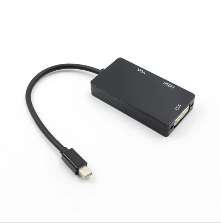 Мини dp к hdmi vga dvi три-в-одном мини один перетащите три конверсионных провода