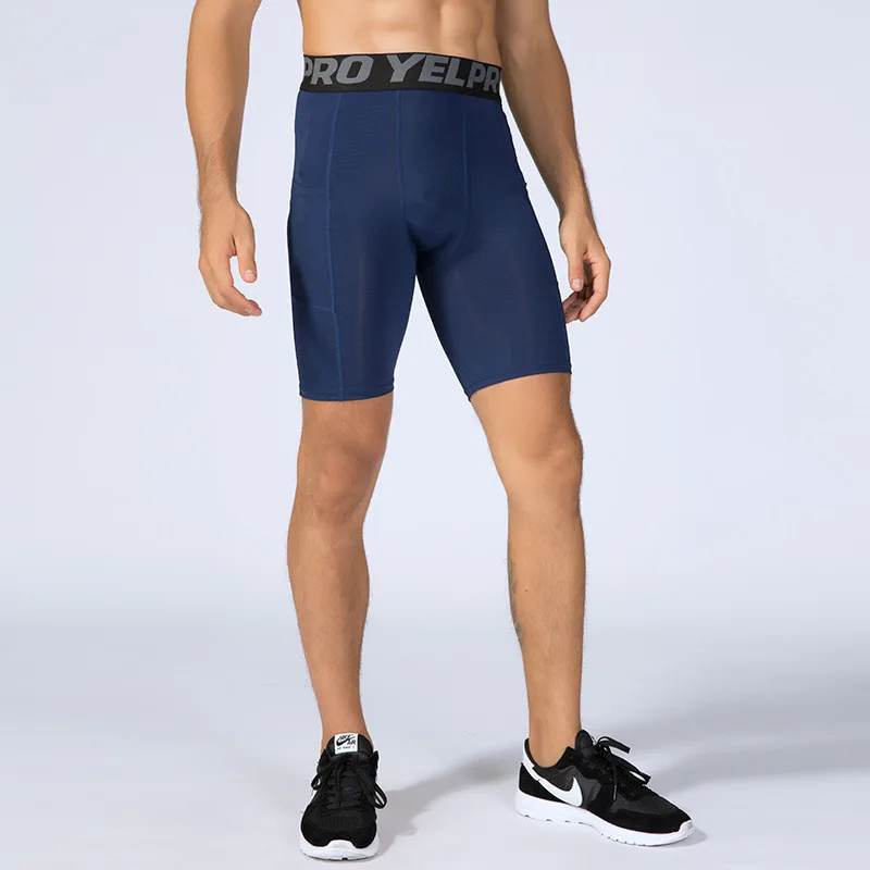 High Elastic Tight Men Short Sport Pants for Sport Wear