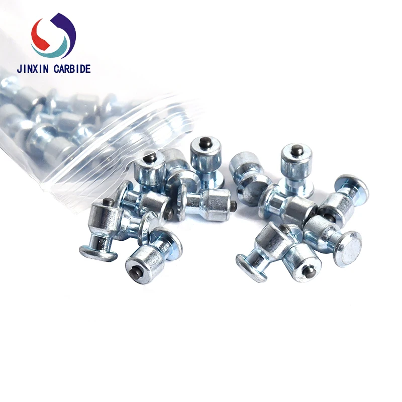 JX8-10-2 with 2 steps anti-skid flat tire spikes winter tire studs for Auto
