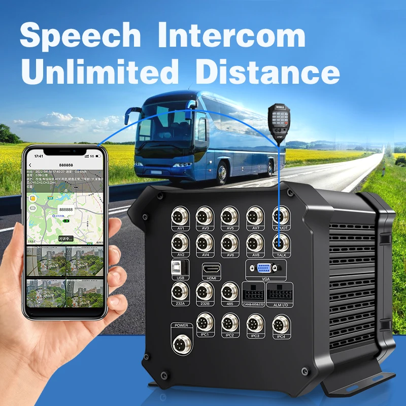 CCENTEN Manufacturer Directly Sale Custom High-capacity Public Bus Truck Mdvr Transportation System 12 Channel  Bus NVR Vehicle