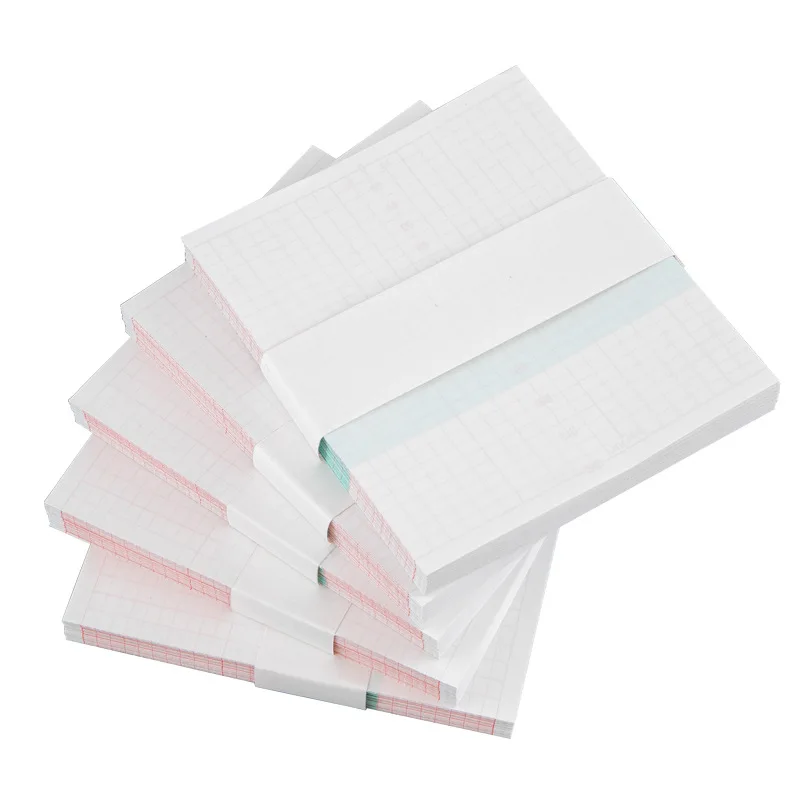 Factory Supply Fetal Monitor Paper 152*90mm 150 Sheet z Fold Hospital Medical Recording Paper