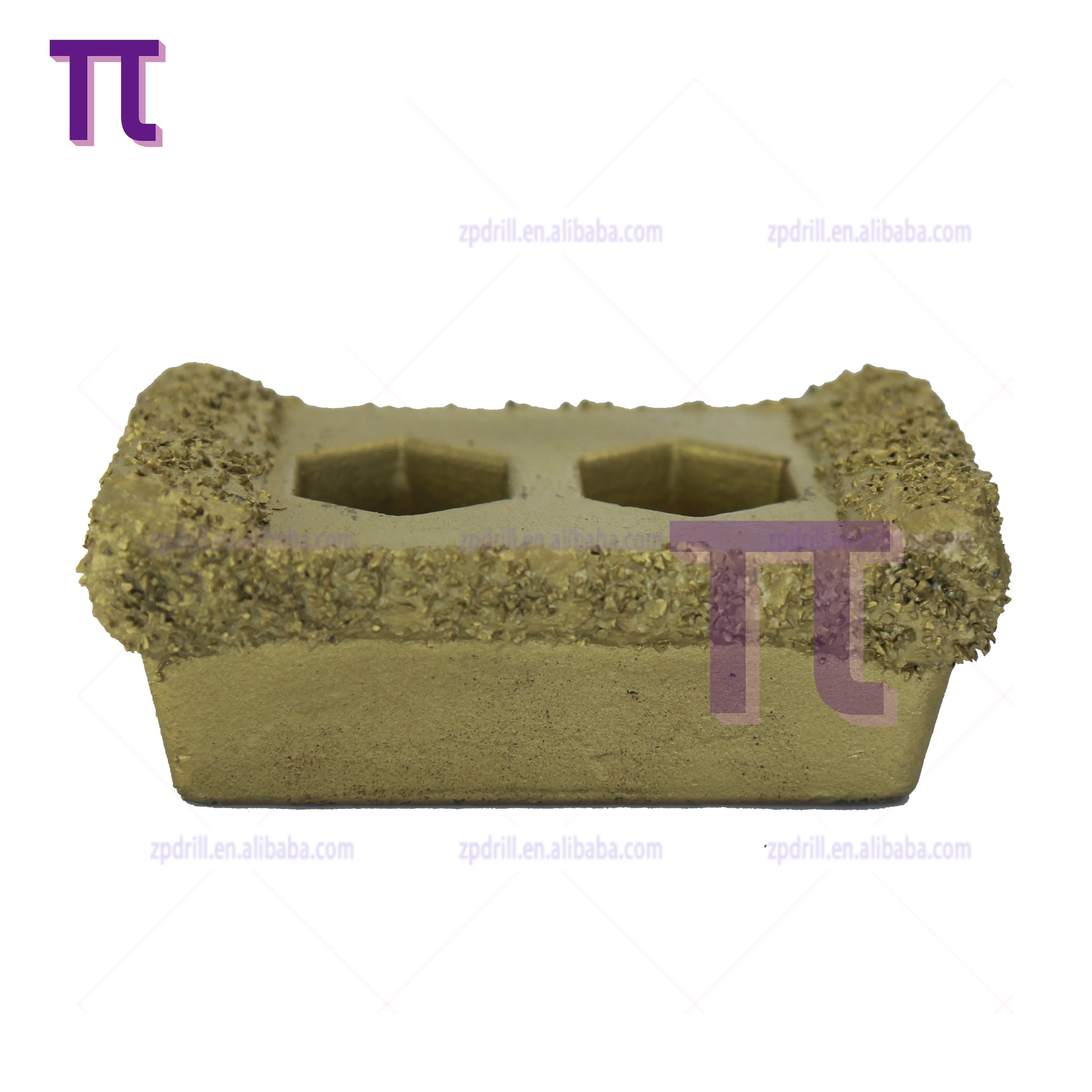 Hot selling premium alloy grinder head for crushing wood grinder tips crushed carbide overlay wearplate wood milling blades