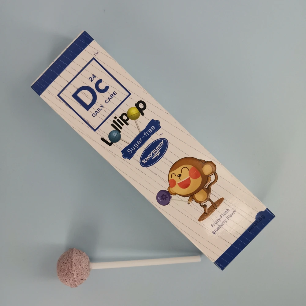 Blueberry lollipops with gluten free, fat free, and totally guilt-free