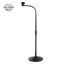 VELMER floor round base flexible stand gooseneck microphone-05