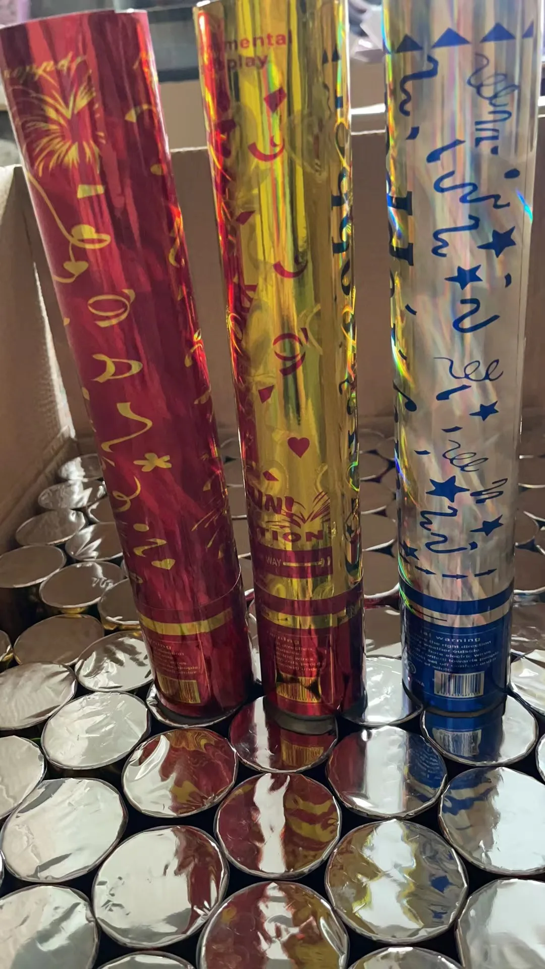 air compressed bottle 3*5cm4cm use for party popper cylinder bottle compressed air confetti Gas Bottle